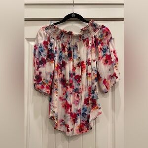 Floral Off-Shoulder Women's Top
